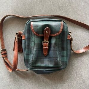 Vintage Polo Ralph Lauren Blackwatch Plaid Crossbody Bag